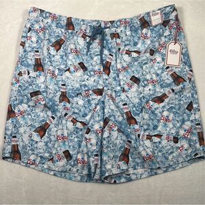 Coors‎ Lite big & tall elastic waist swim trunk New with tags Men size 2XL